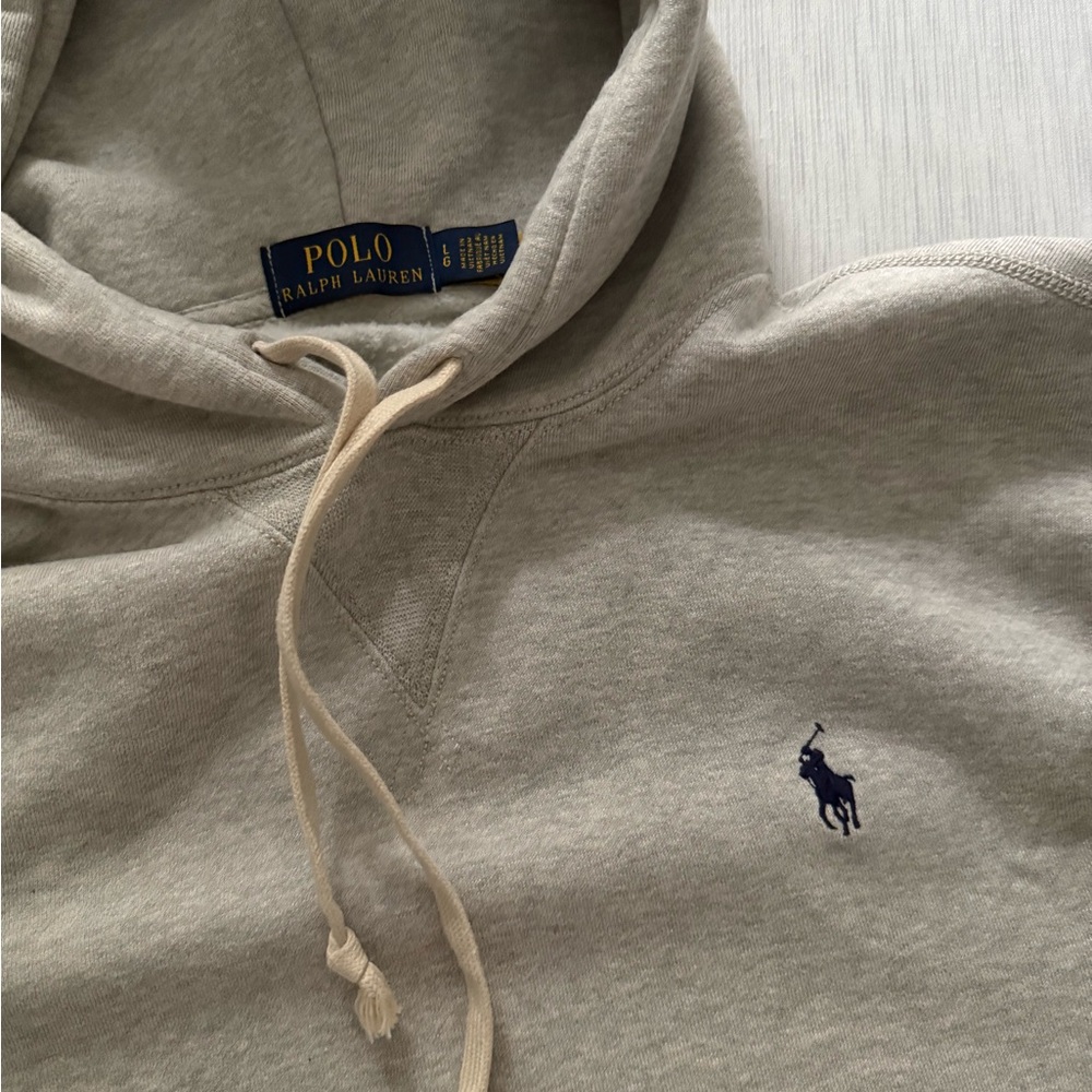 Polo by Ralph Lauren Light Gray Hoodie - Picture 2 of 3